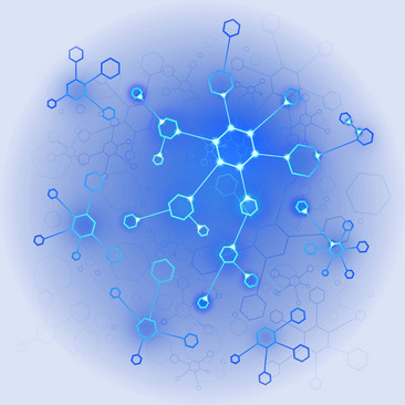 科技分子网状图素材