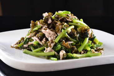 肉丝茼蒿图片