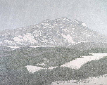 山川树林油画装饰画