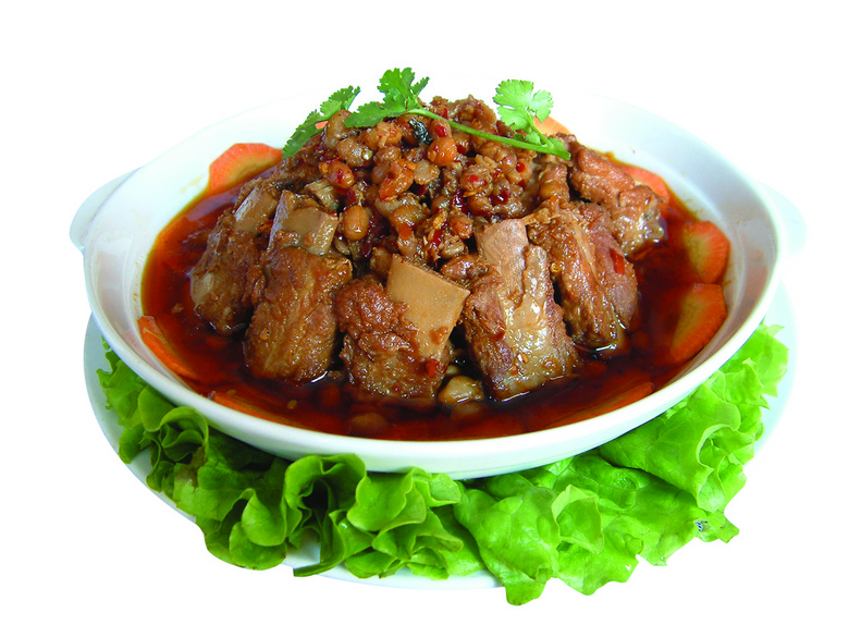 排骨腊八豆蒸做法大全烤美味铺的猪肉图片图片