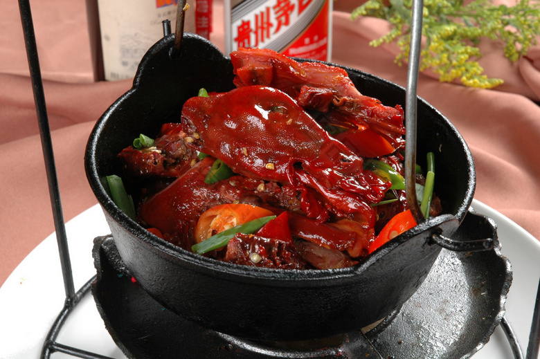 干锅湘西土匪鸭图片