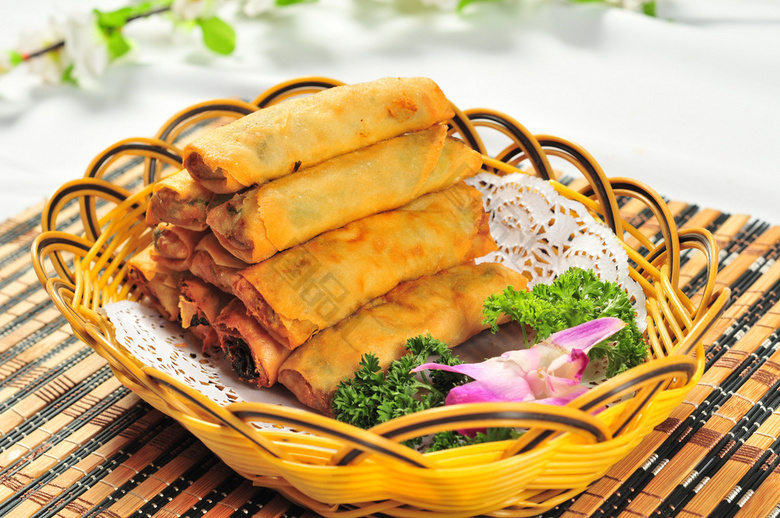 季市特色春卷图片 餐饮图片 美食图片 餐饮照片 美食照片 菜品图片