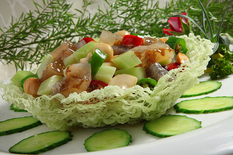 翡翠海参粒雀巢1 餐饮图片 美食图片 餐饮照片 美食照片 菜品图片