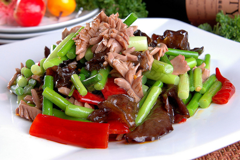 爆炒腰花图片1  爆炒腰花图片1 美食图片 菜品图片 菜品照片 家常菜