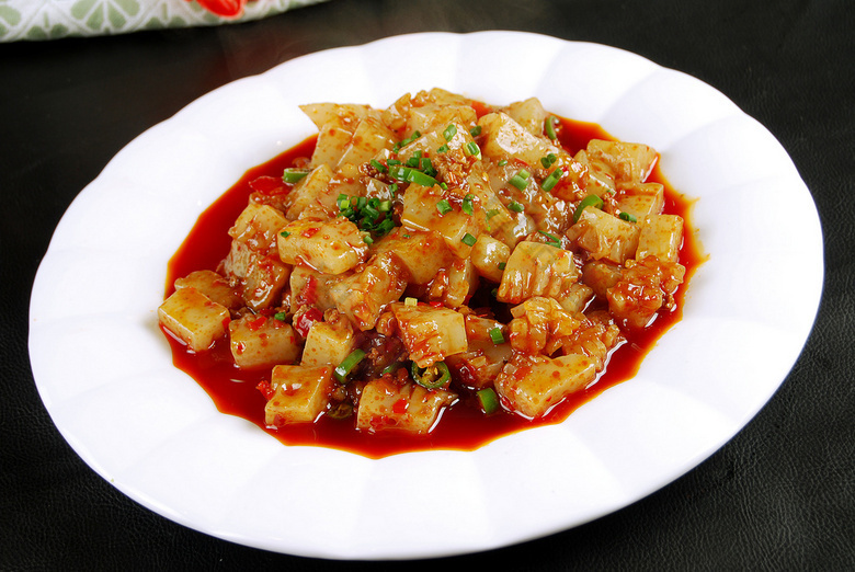 麻辣魔芋豆腐图片 美食图片 菜品图片 菜品照片 家常菜图片 中式餐饮