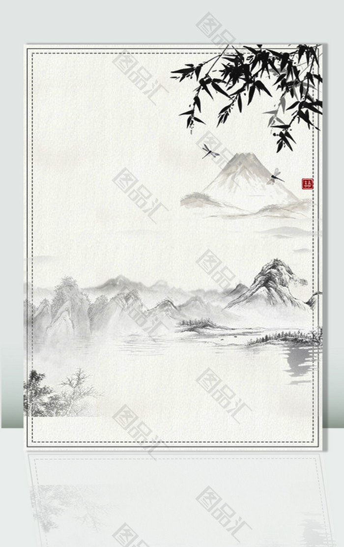 中国风山水设计背景素材 中国风山水设计背景素材