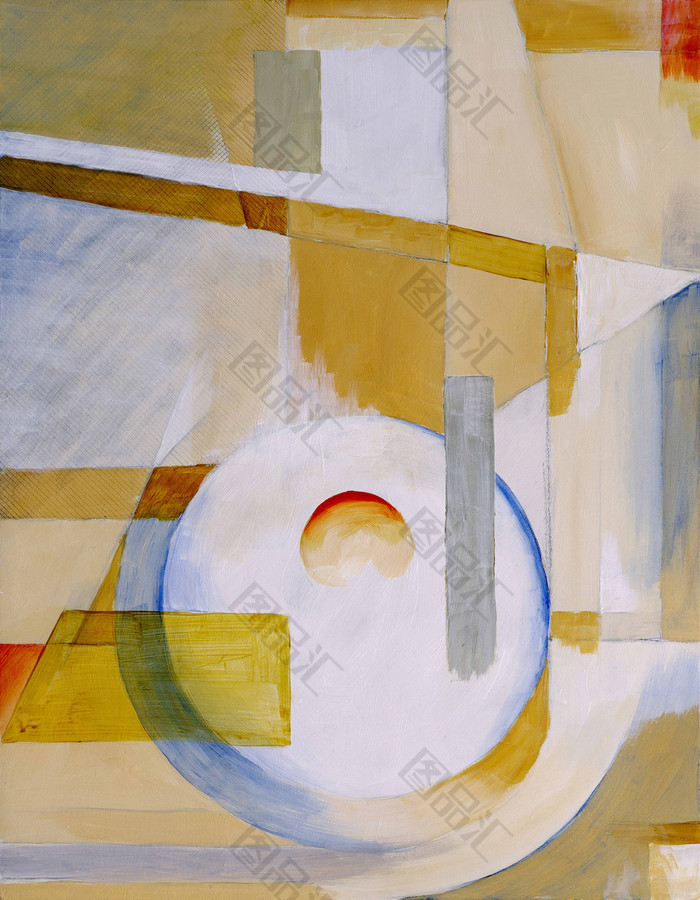彩色抽象几何油画装饰画 彩色抽象几何油画装饰画