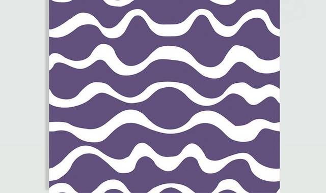 矢量紫色波浪图案