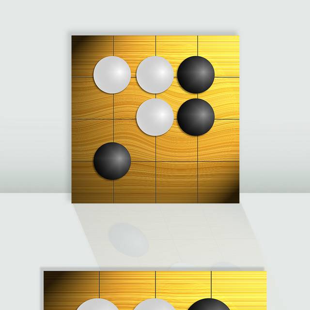 围棋下棋棋子图片