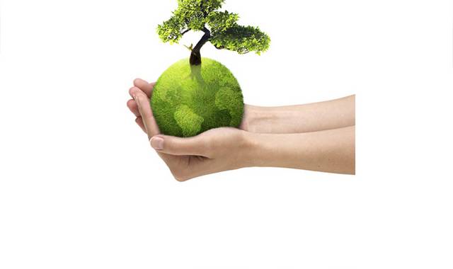 手捧地球绿色环保素材