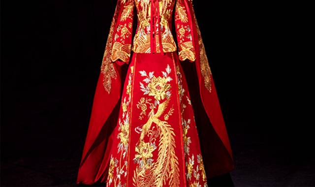 中式礼服图片素材