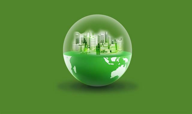 绿色环保文明城市免抠元素