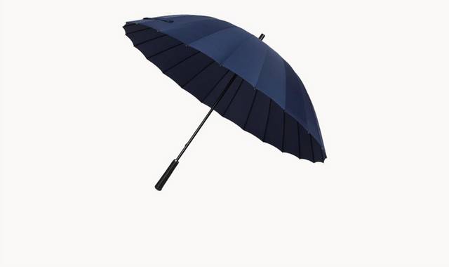 黑蓝色雨伞