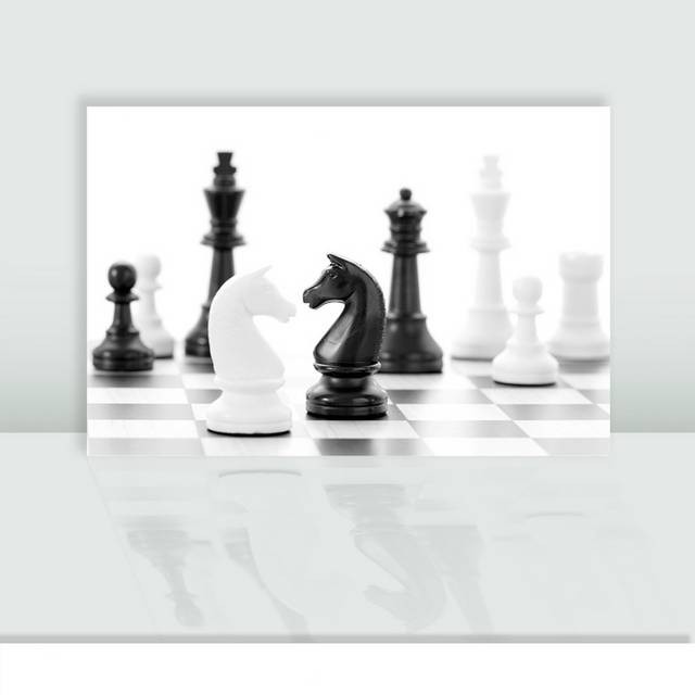 黑白象棋棋子图片