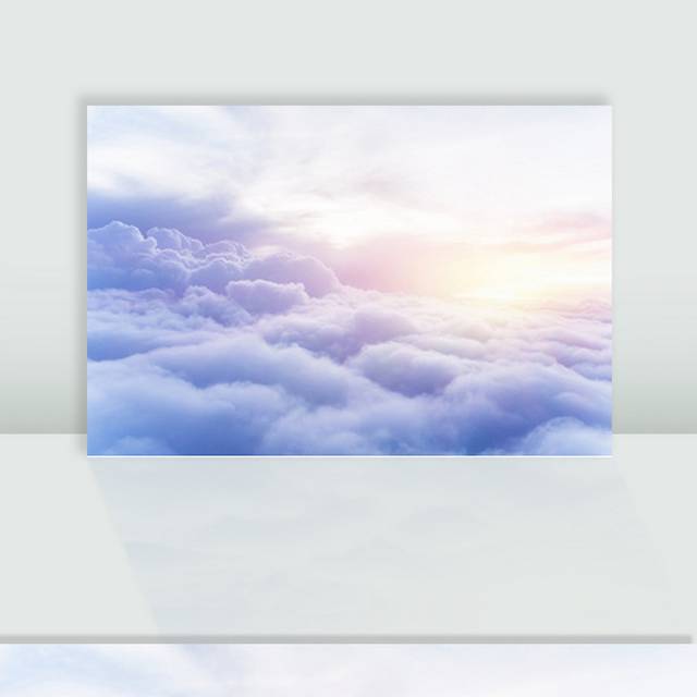 蓝天天空白云背景