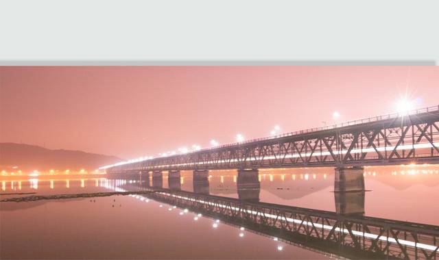 钱塘江大桥夜景