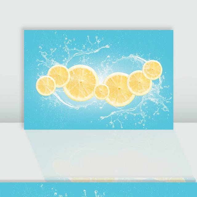 新鲜水果柠檬图片素材