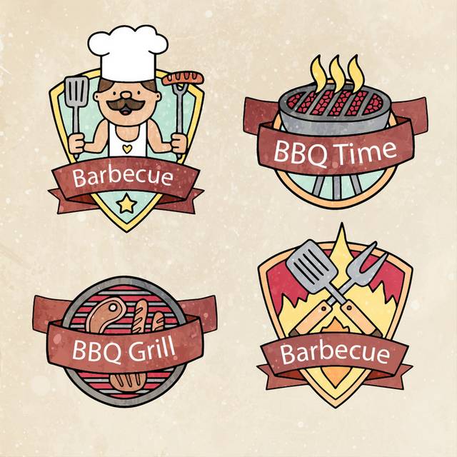 烤肉logo素材