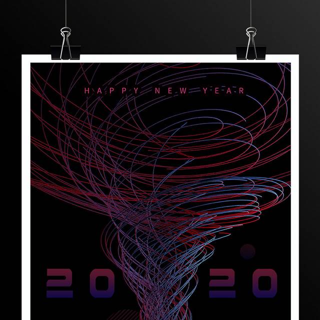 2020创意新年海报
