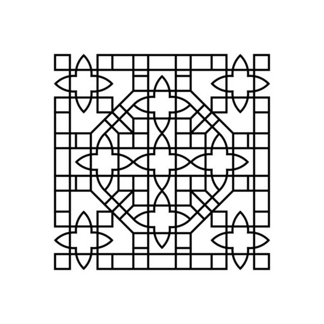 黑白花纹