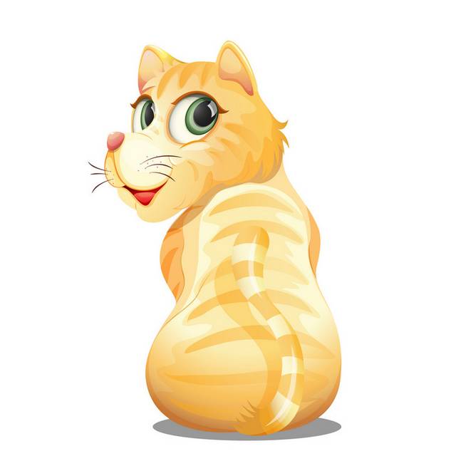 可爱卡通猫