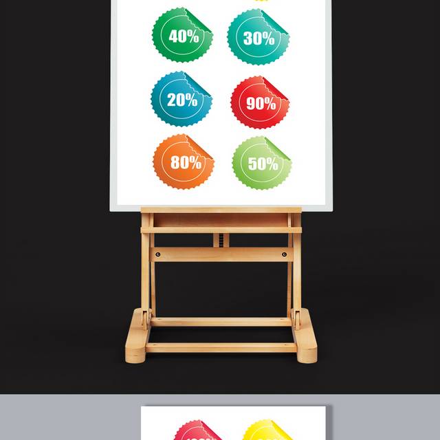 电商促销标签打折优惠标签