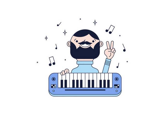 矢量音符音符素材