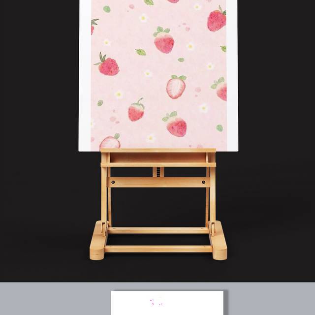 粉色草莓背景图片