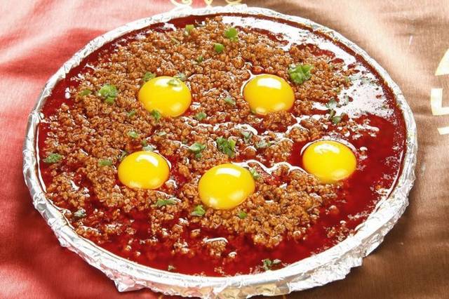 瘦肉香煎蛋美食图片