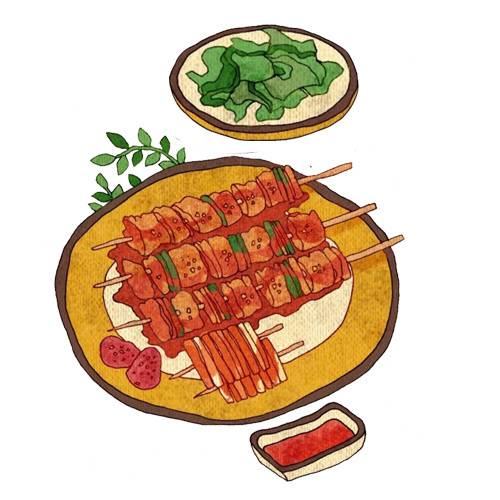 烧烤美食