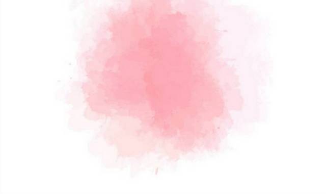 淡粉色水彩