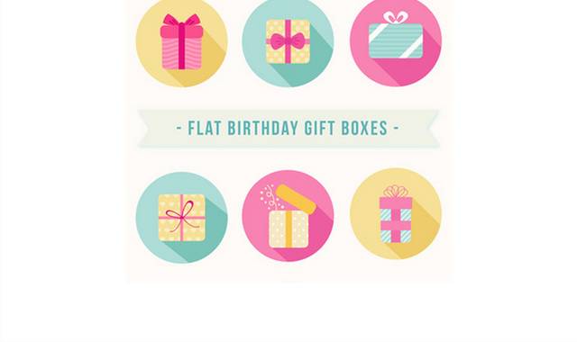 生日礼物礼盒图标