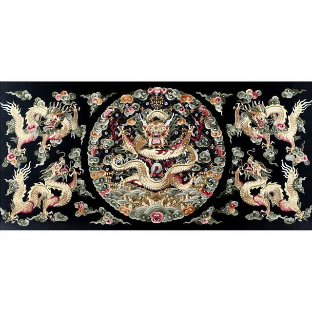 中国龙背景图案