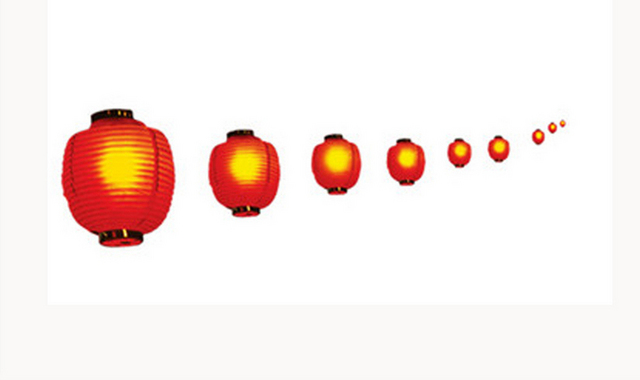 中国风传统灯笼图案元素