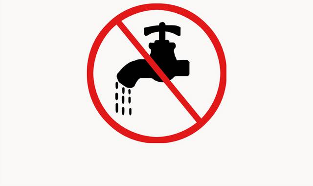 禁止浪费水源标识