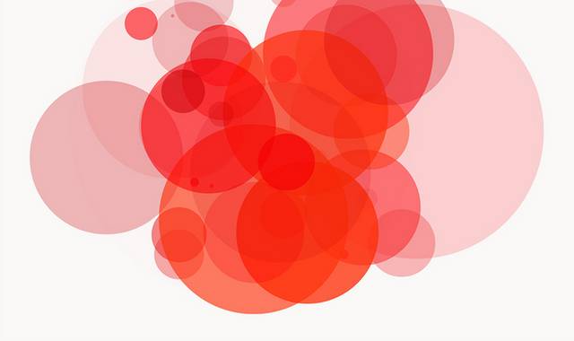 红色圆形圆圈叠加素材