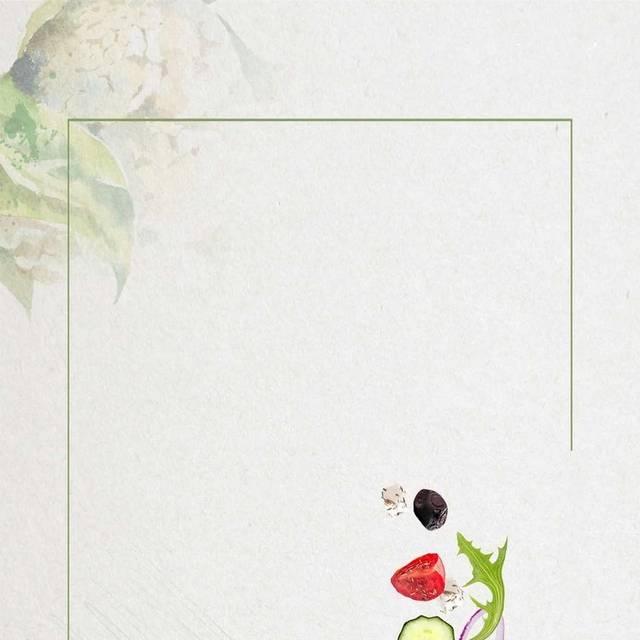 简洁清爽蔬菜沙拉海报