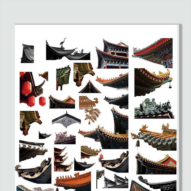 古代中国风中式建筑屋檐