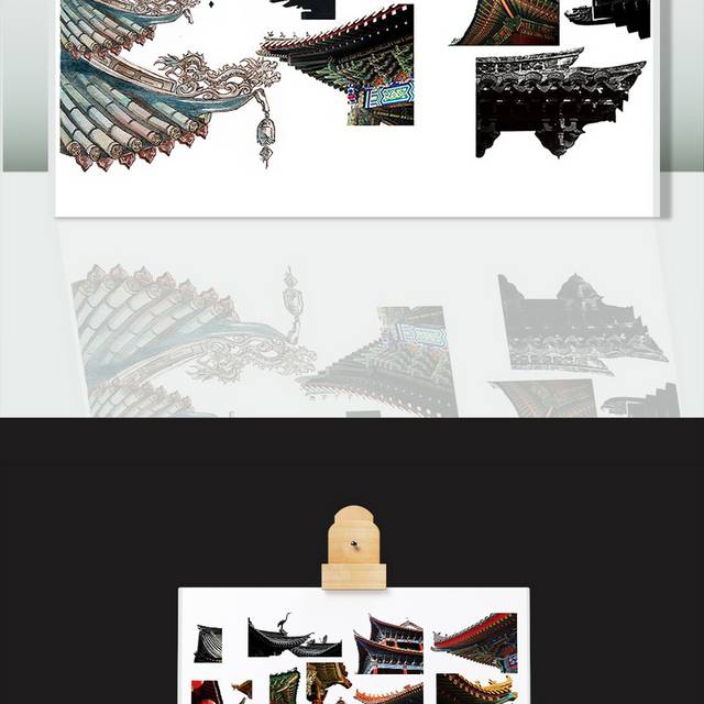 古代中国风中式建筑屋檐