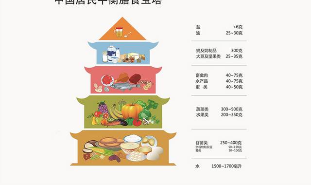 膳食宝塔图片