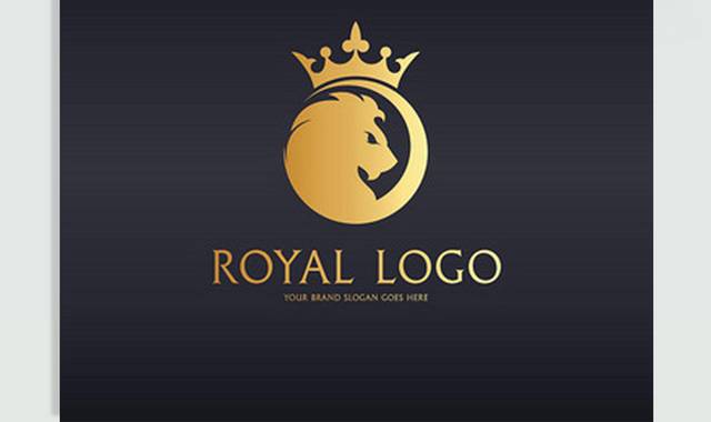 金色皇冠狮子logo