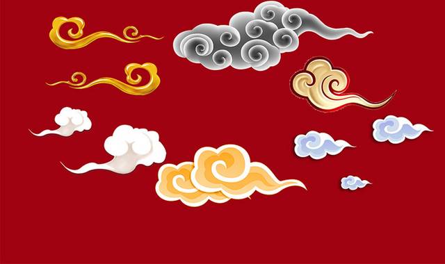 中式祥云图片