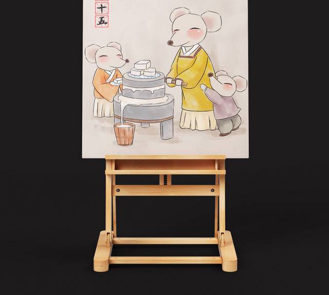 腊月二十五传统习俗春节新年插画素材