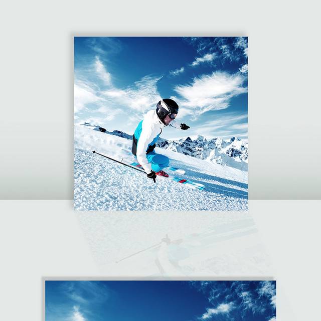 滑雪冬季极限运动