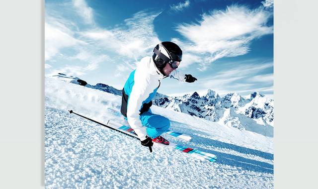 滑雪冬季极限运动
