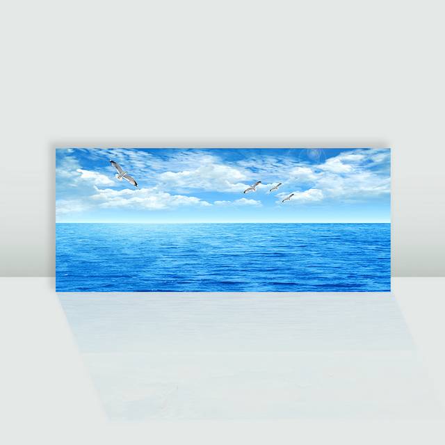 蓝天白云大海爱琴海图片