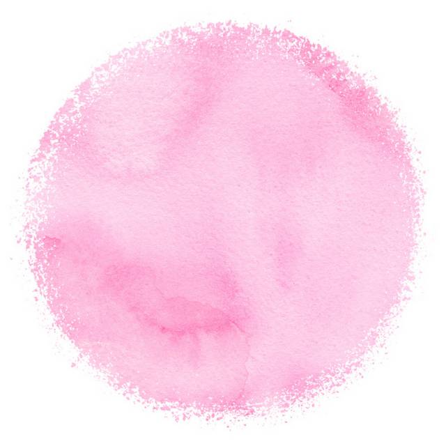 粉色圆