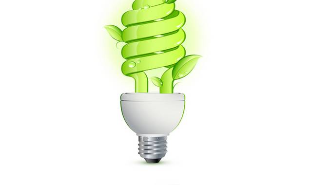 节能灯绿色环保免抠元素