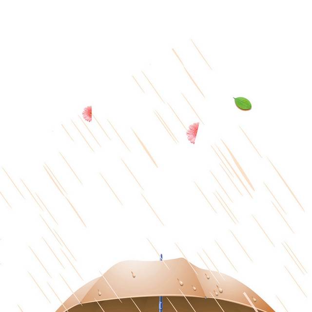下雨雨伞背景图片素材
