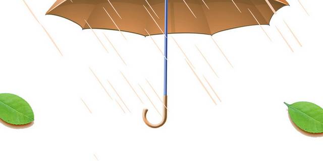 下雨雨伞背景图片素材